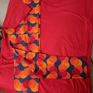 NWOT LLR TC leggings outfit with XXL adult Tee set